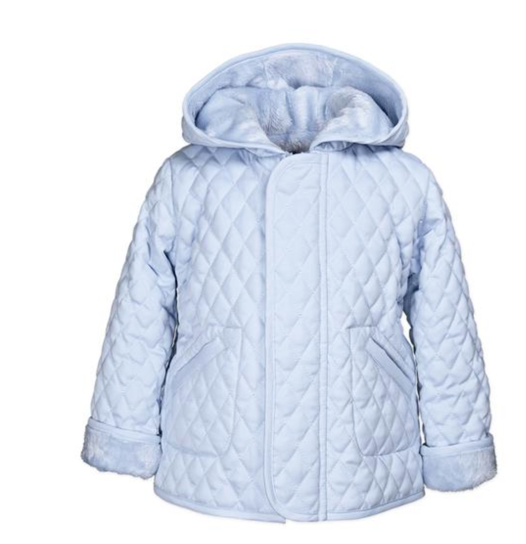 Hooded Barn Jacket Lt Blue