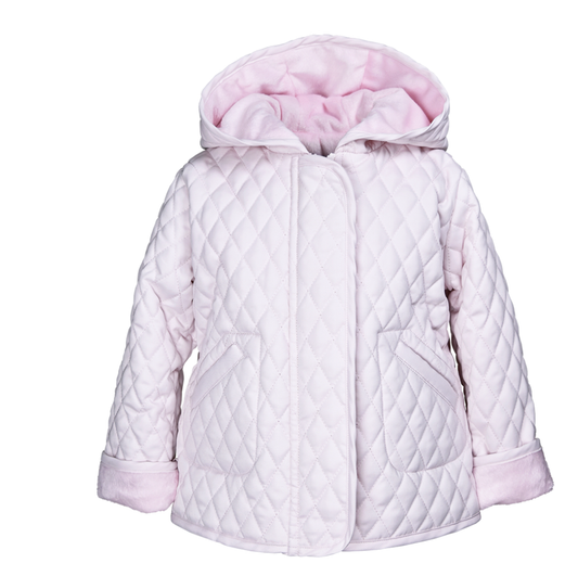 Hooded Barn Jacket Lt Pink