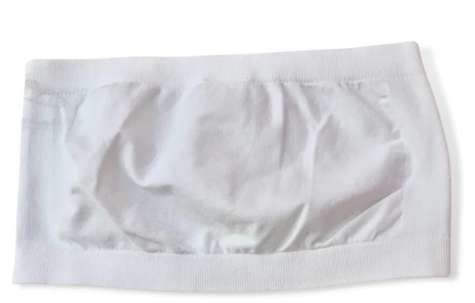 Solid White One Size Bandeau