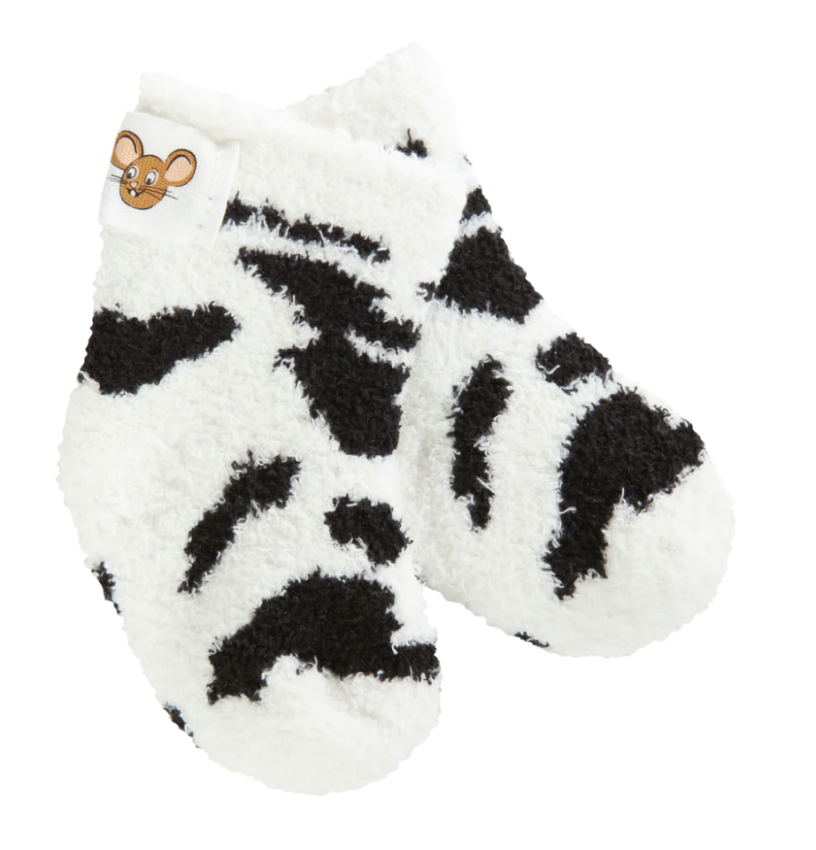 Snug Infant Cozy Crew Cow Sock