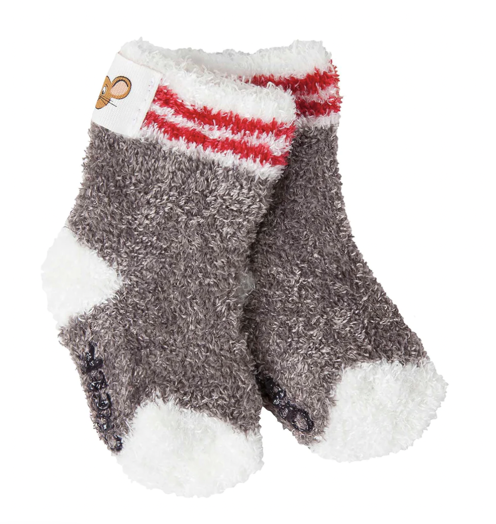 Charcoal Rugby Snug Infant Cozy Crew Sock