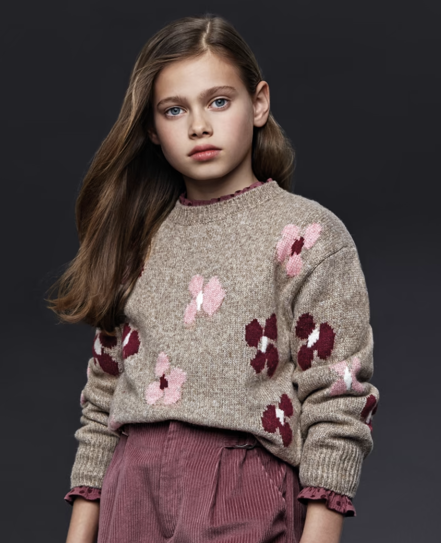 Castana Flower Sweater