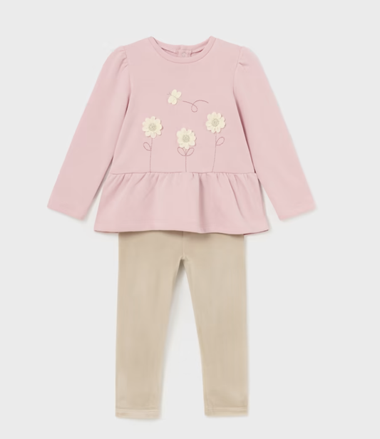 Rose Flower Legging Set