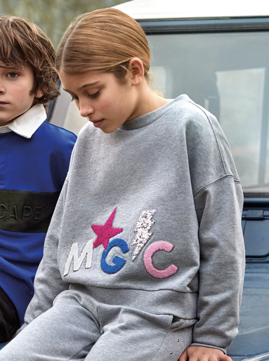 Girl Power Patch Sweatshirt