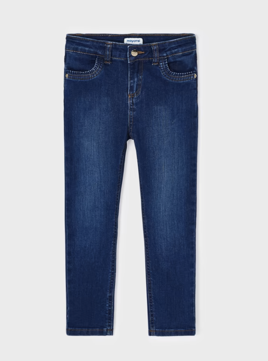 Girls Skinny Fit Jean with Pocket Detail