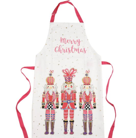Merry Christmas Nutcracker Apron