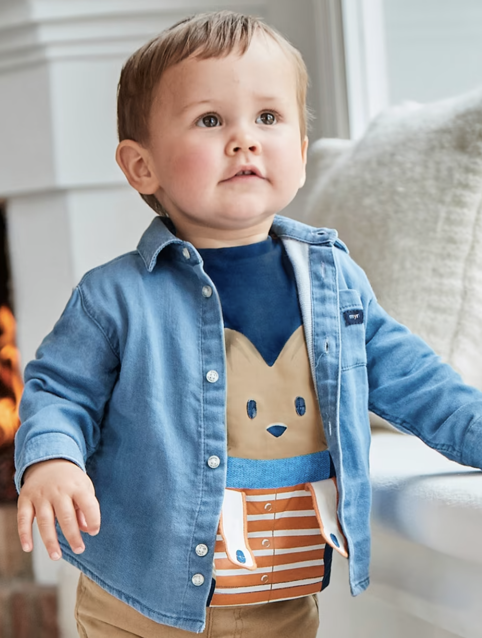 Peek a Boo Fox Interactive Tee