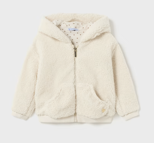 Chickpea Zip-up Fur Jacket