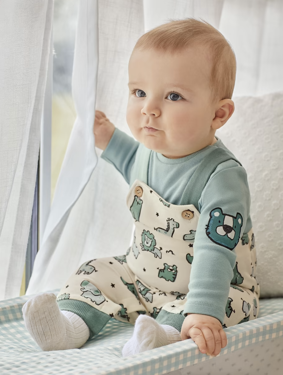Glacier Safari Overall 2pc Set