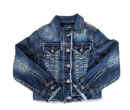 Grace In LA Girl's Denim Jacket