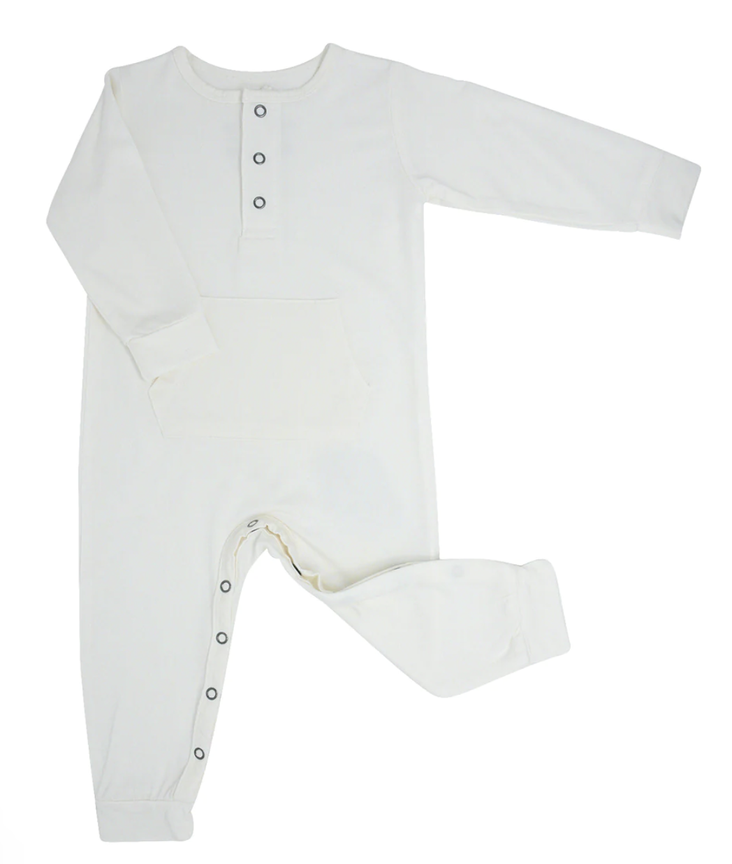 Whispery White Pocket Romper