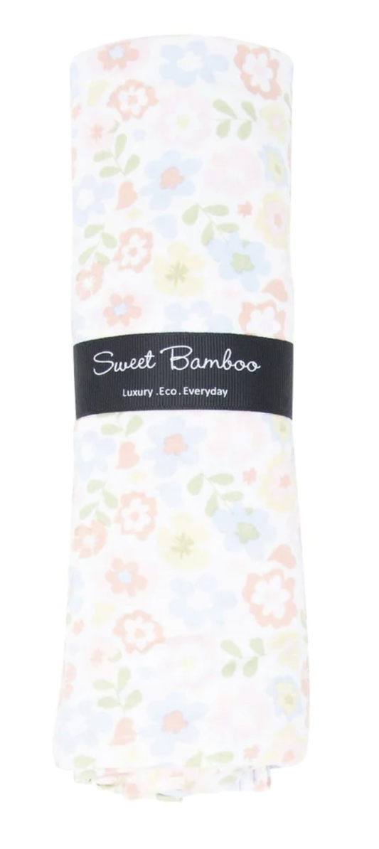 Pretty Pansy Oversized Swaddle