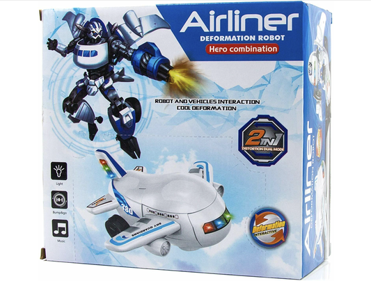 Airliner Deformation Robot Hero Combination