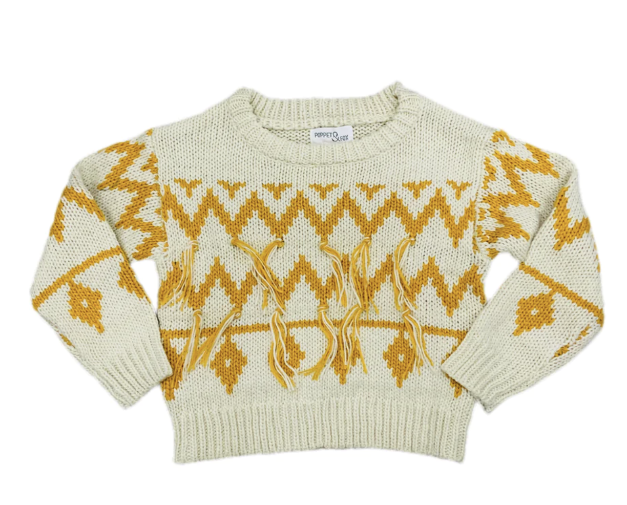 Cream Chunky Knit Sweater