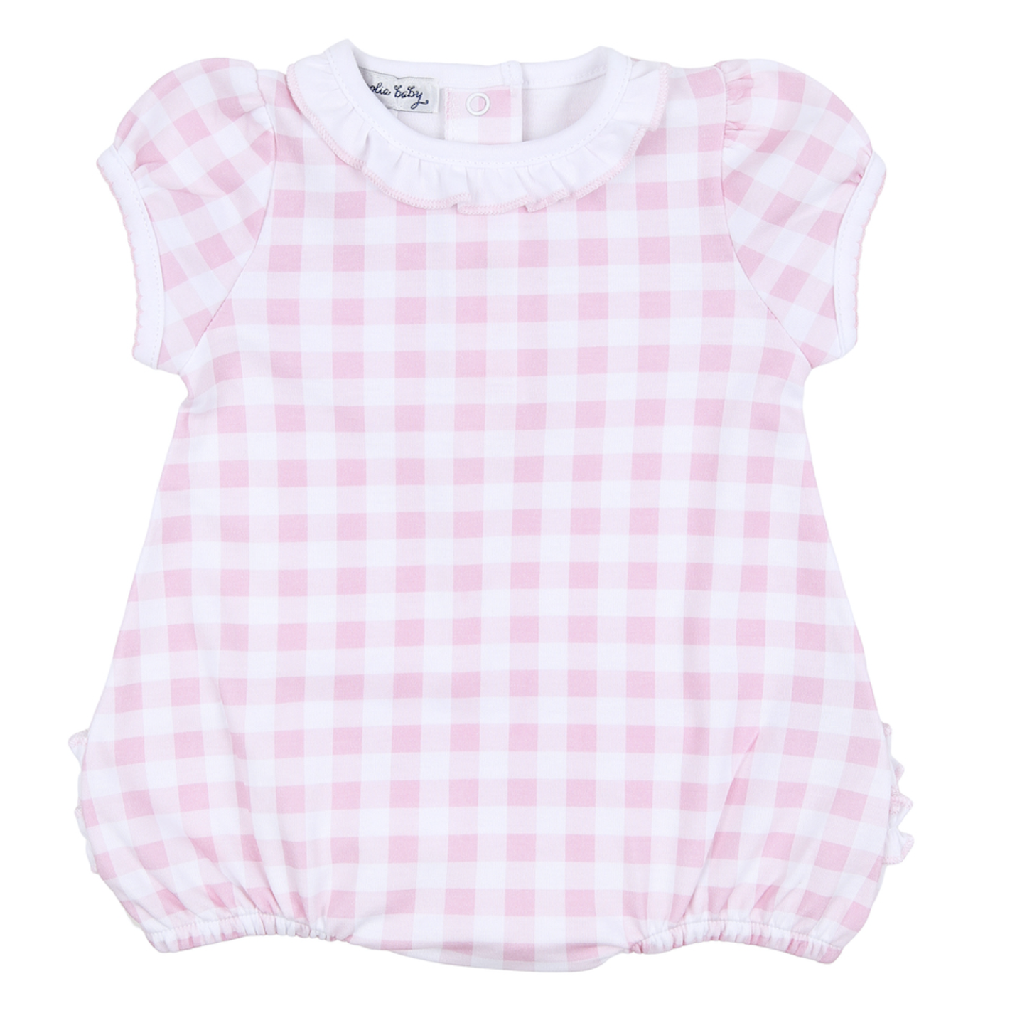 Baby Checks Spring S/S Girl Bubble Pink