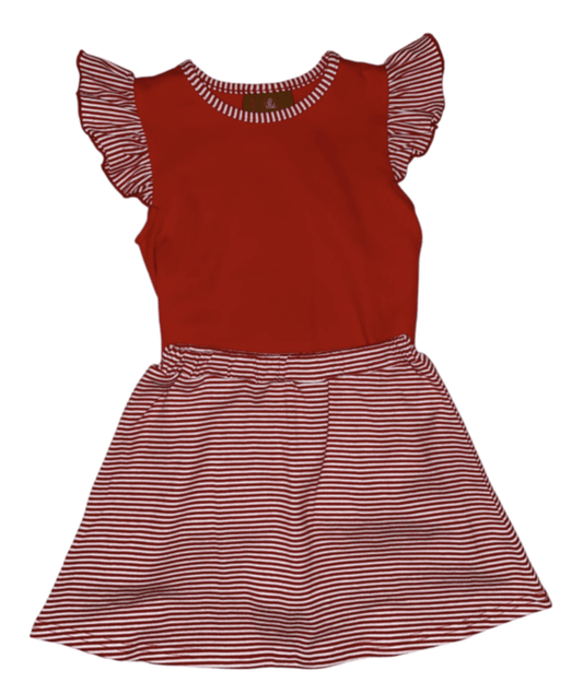 MJ Gracie Skort Set–Red