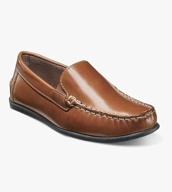 Jasper Venetian Saddle Tan Loafer