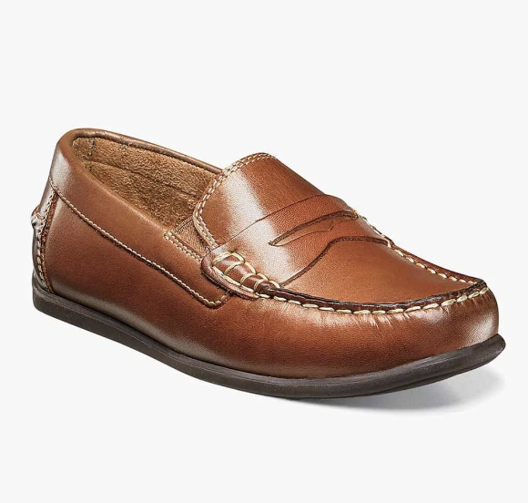 Jasper Driver Saddle Tan Penny Loafer