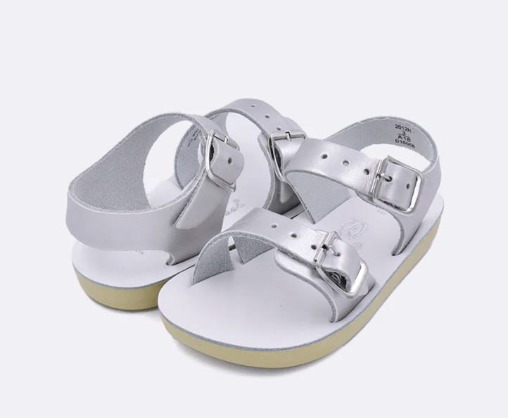 Sea-Wee Metallic Silver Sandal