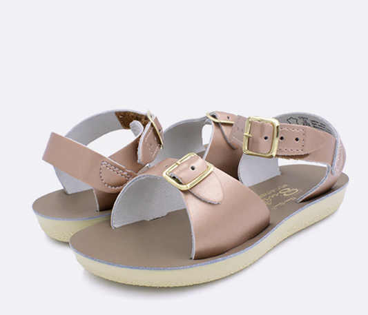 Surfer H&L Metallic Rose Gold Sandal