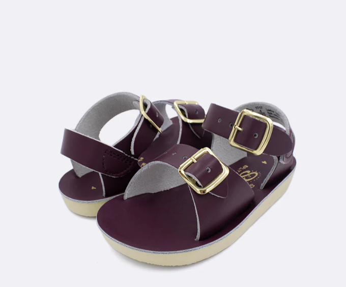 Surfer Metallic Claret Sandal