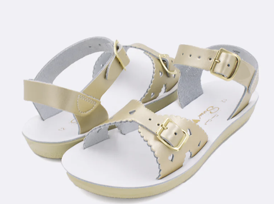 Sweetheart Metallic Gold Sandal