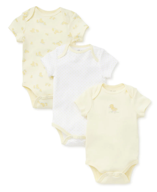 Little Me Little Ducks 3-Pack Bodysuits