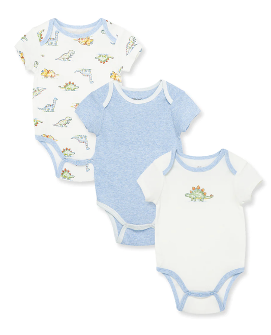 Little Me Dinomite 3-Pack Bodysuits