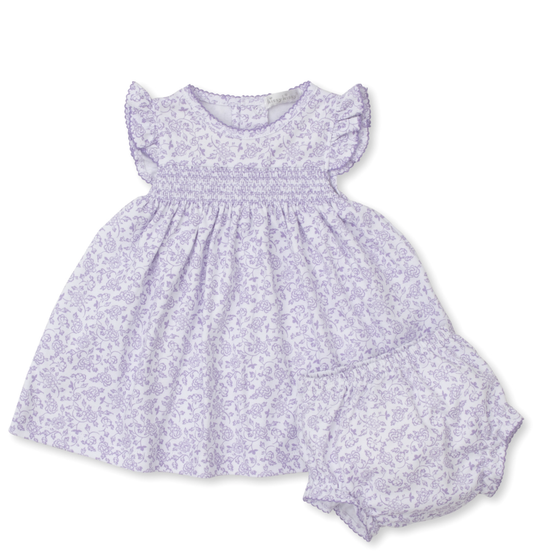 Kissy Kissy Lavender Blooming Vines Dress Set