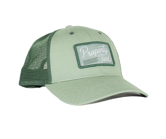 PT Boys Sportsman Trucker Hat Moss Topo