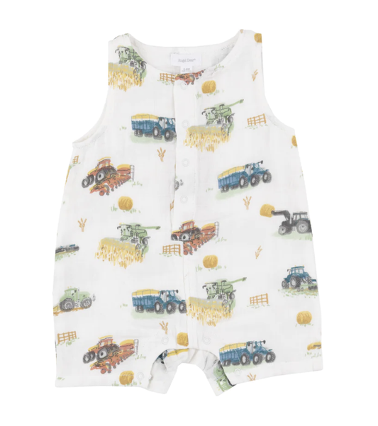 Angel Dear Farm Machine Shortie Romper