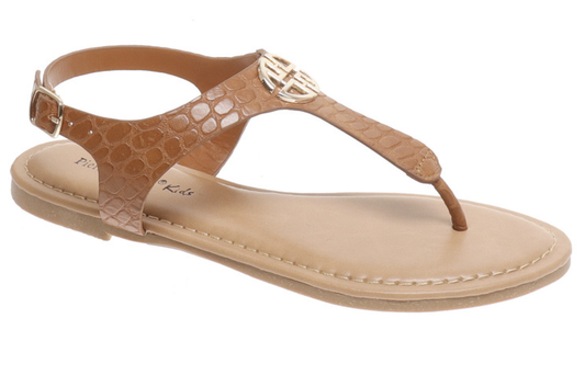 PD Cognac Thong Sandal