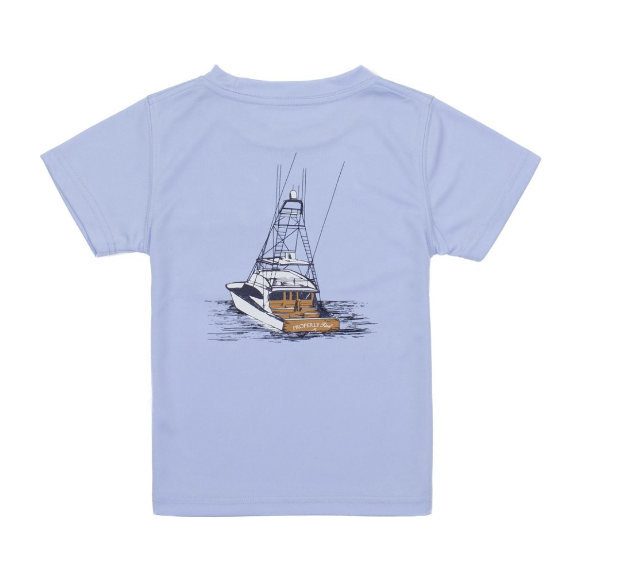 PT Boys Performance SS Tee Deep Waters Light Blue