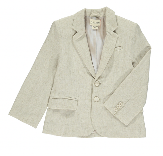 Harold Cream Woven Linen Jacket