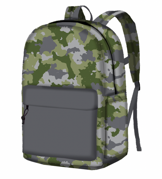 Green Camo Backpack