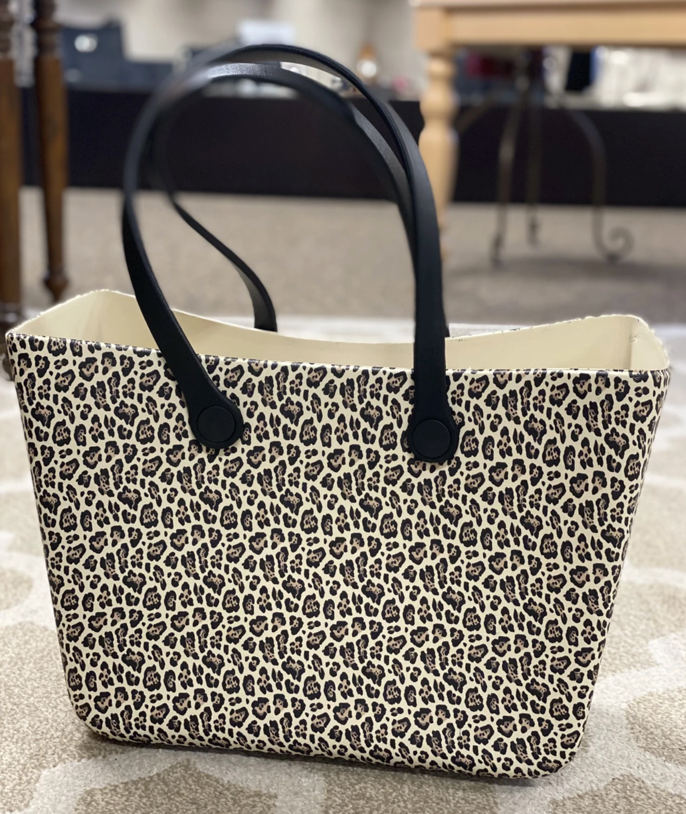 Leopard Carrie All Tote