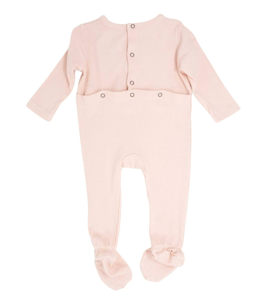 Perfect Pink Footie w/Bum Flap