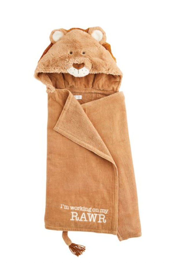 Lion Baby Hooded Towel