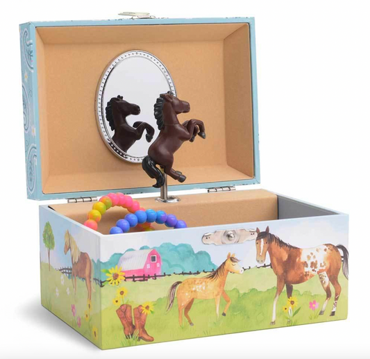 Horse Musical Jewelry Box