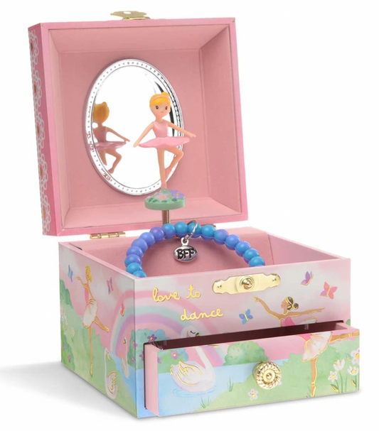 Blonde Ballerina Musical Jewelry Box