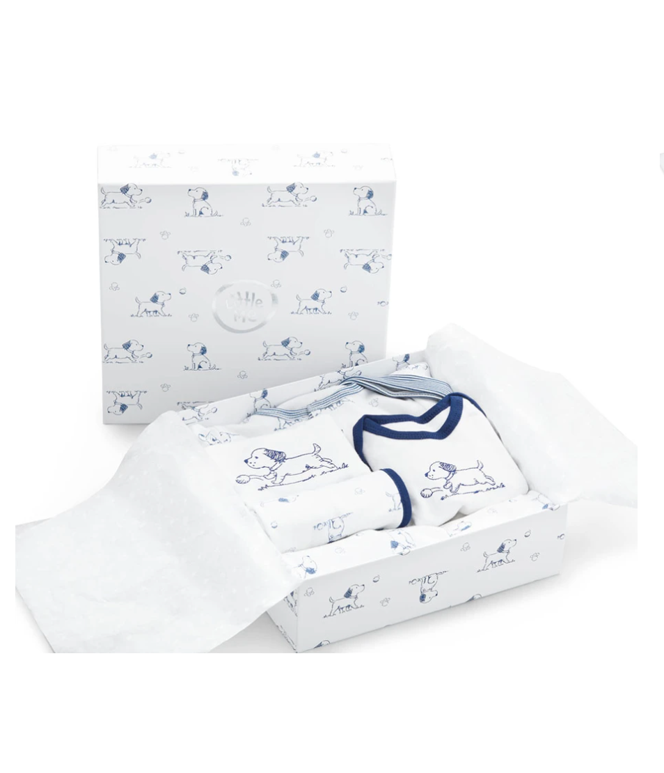 Puppy Toile Gift Box Set