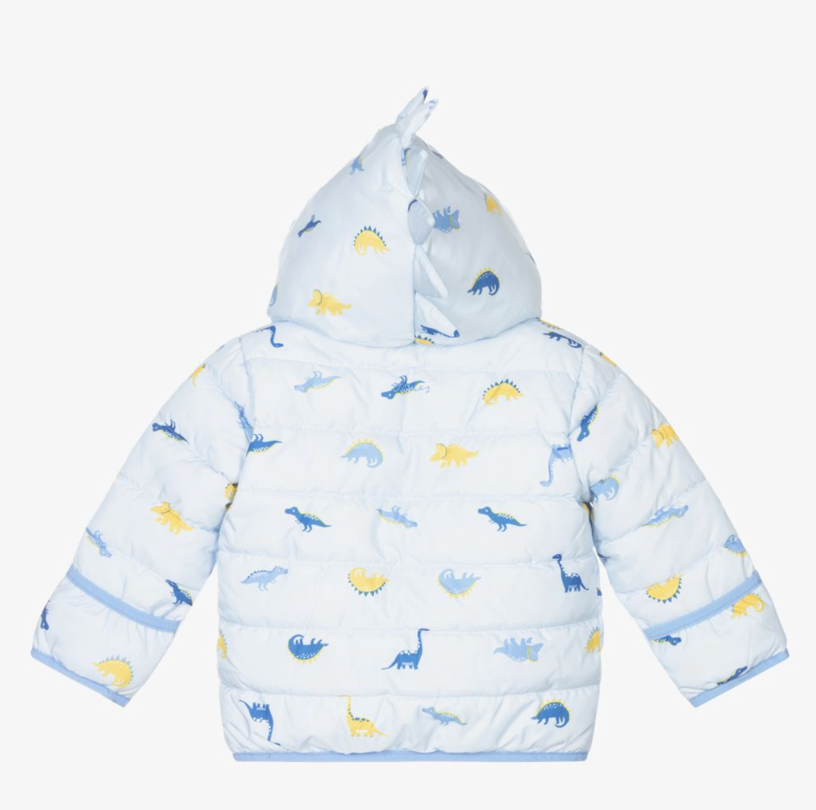 Blue Dino Hooded Coat