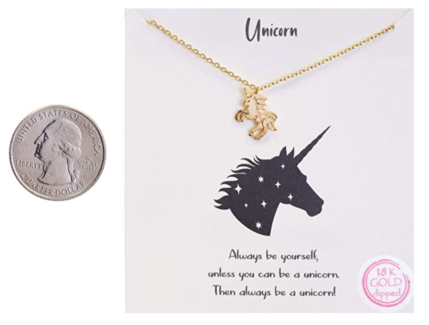 Unicorn Inspirational Necklace