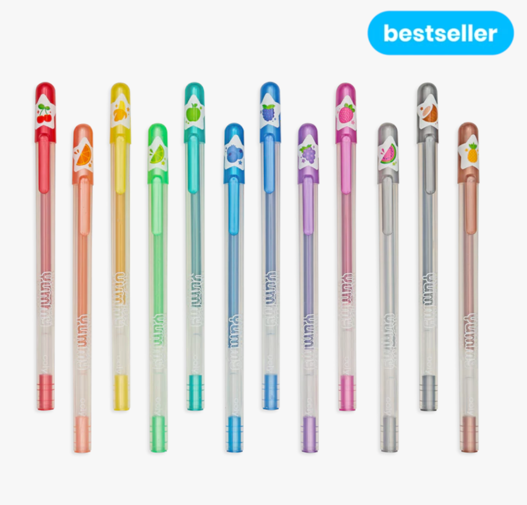 yummy yummy scented glitter gel pens Set of 12