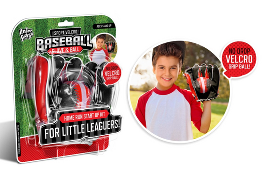 Sport Velcro Baseball Glove & Ball