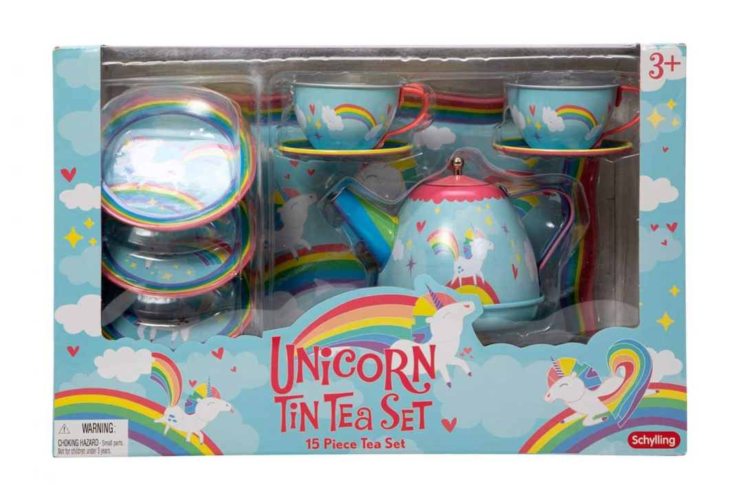 Unicorn Tin Tea Set