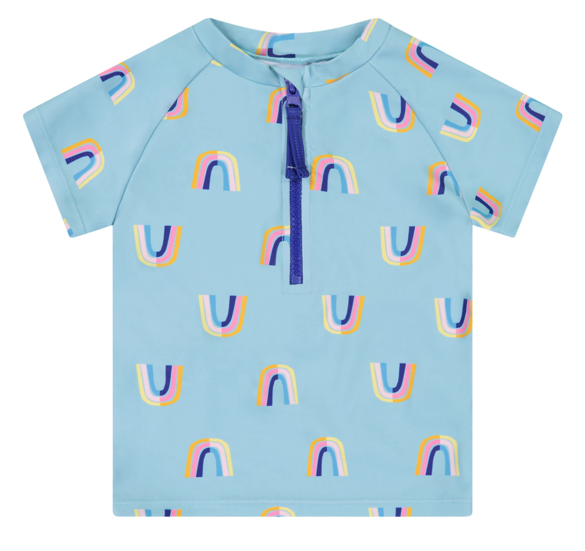 Girls Aqua Rainbow 2pc. Swimsuit