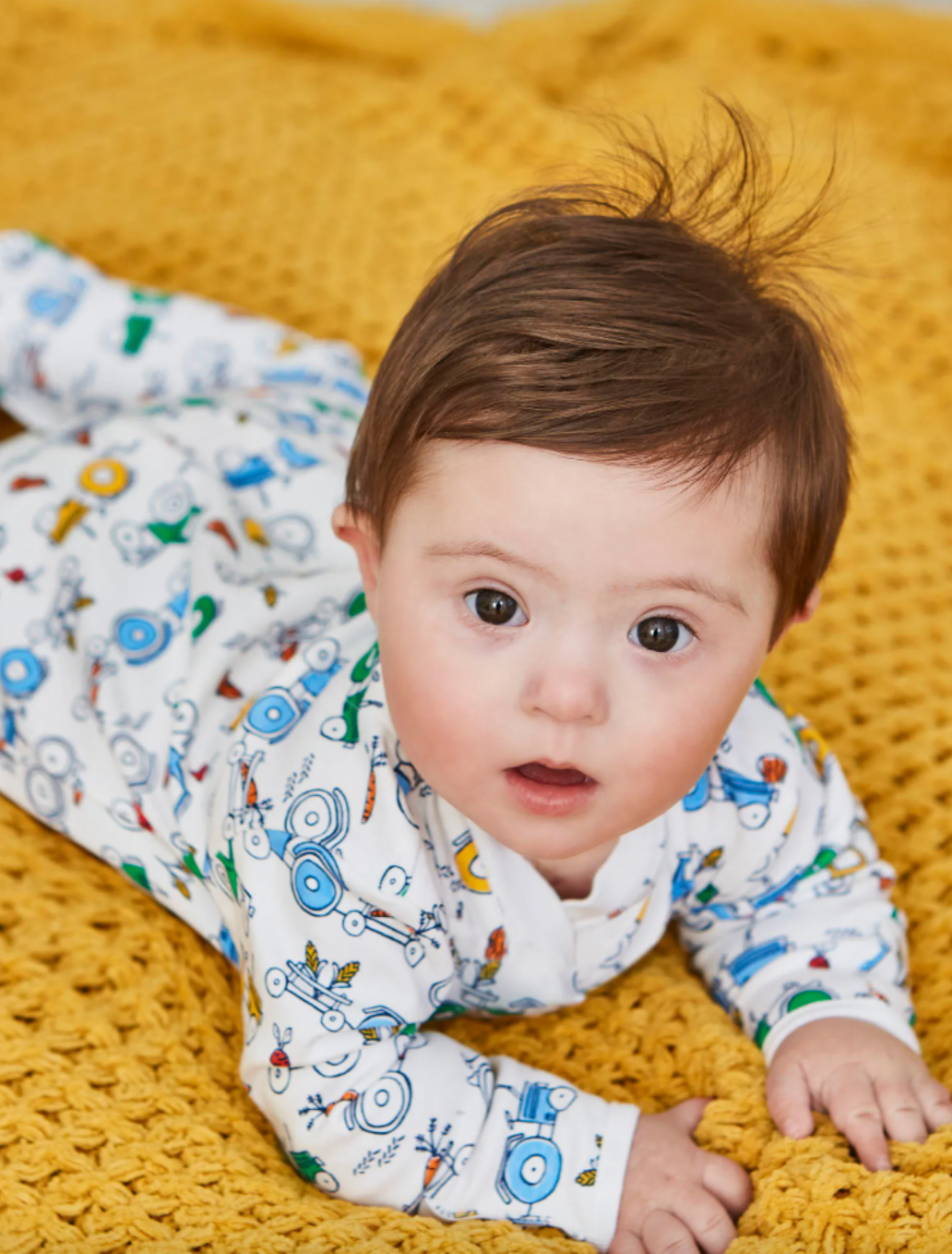 Tractor Print Sleepsuit