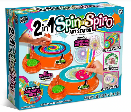 2 in 1 Spin N'Spiro Art Station