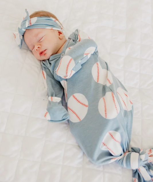 Copper Pearl Slugger Knotted Gown